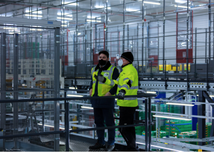 Foto Cimcorp achieves record order fulfillment lead time for two of Mercadona’s large logistics centers.